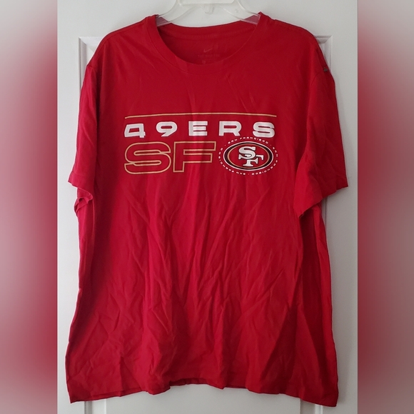 Nike Tee Mens NFL San Francisco 49ers T Shirt - Size XXL - EUC - Picture 1 of 11